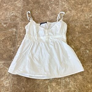 Brandy Melville White Buttoned Camisole